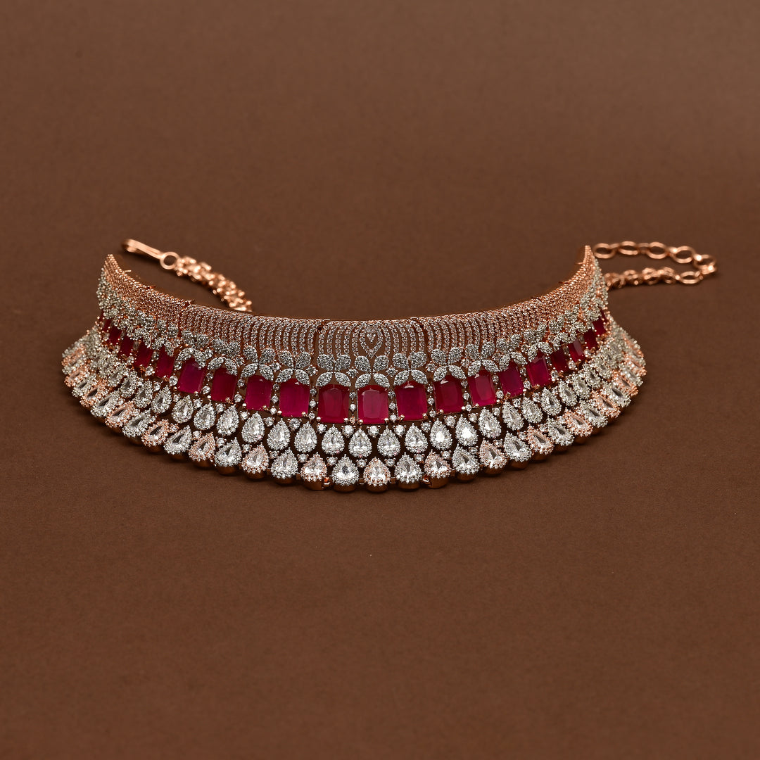 CZ Ruby Choker