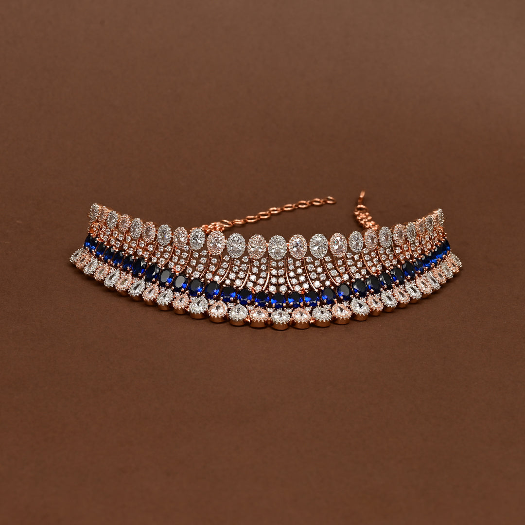 CZ Sapphire Choker