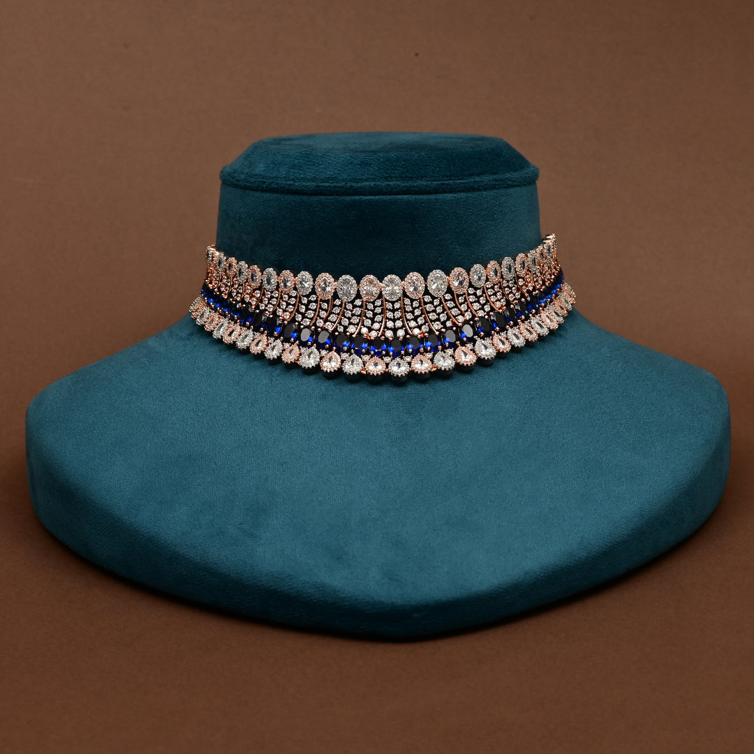 CZ Sapphire Choker