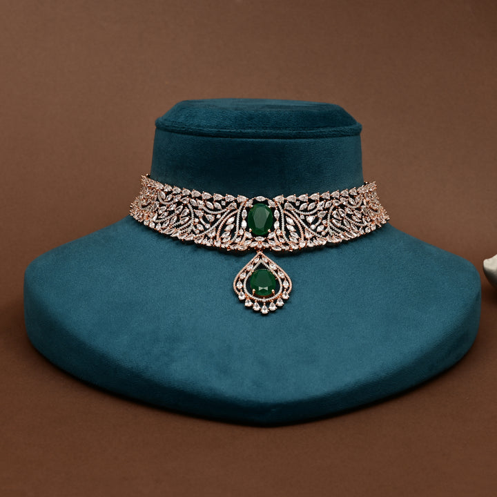 CZ Emerald Choker