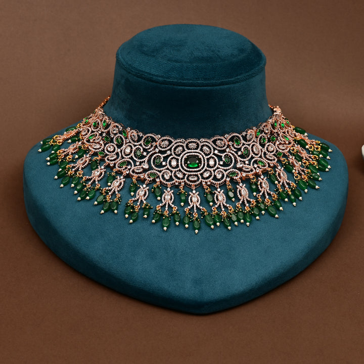 CZ Emerald Choker