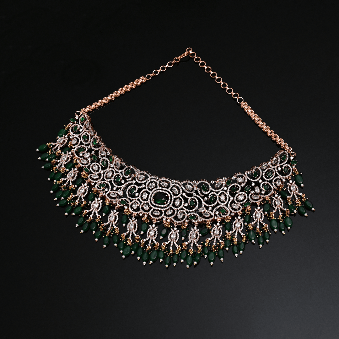 CZ Emerald Choker