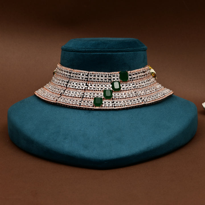 CZ Emerald Choker