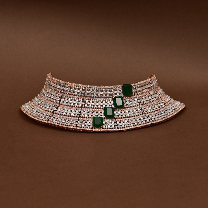 CZ Emerald Choker