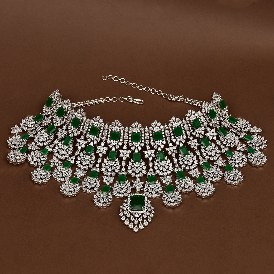 CZ Emerald Choker