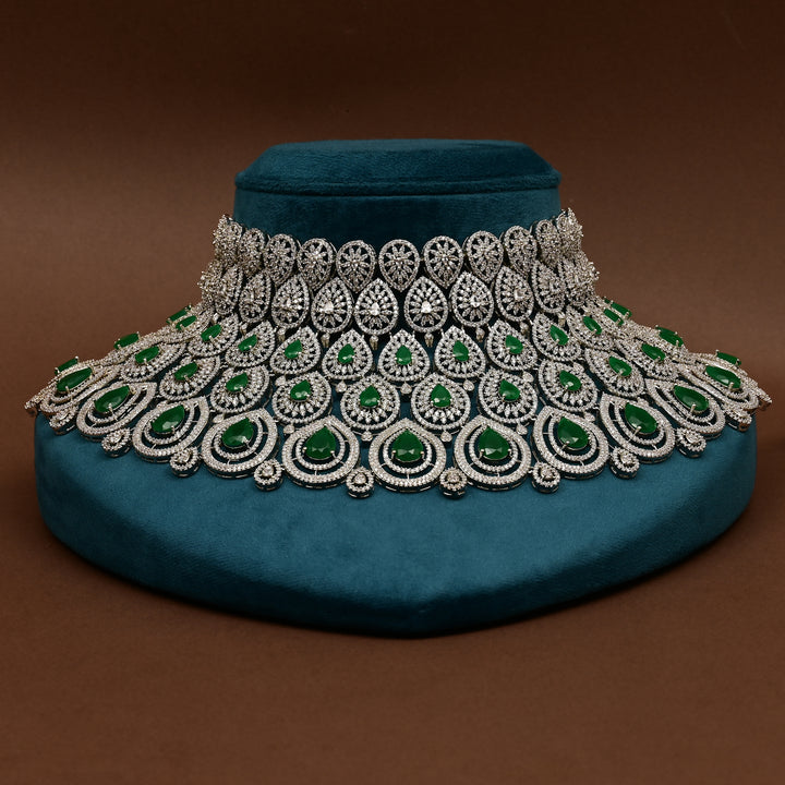 CZ Emerald Choker