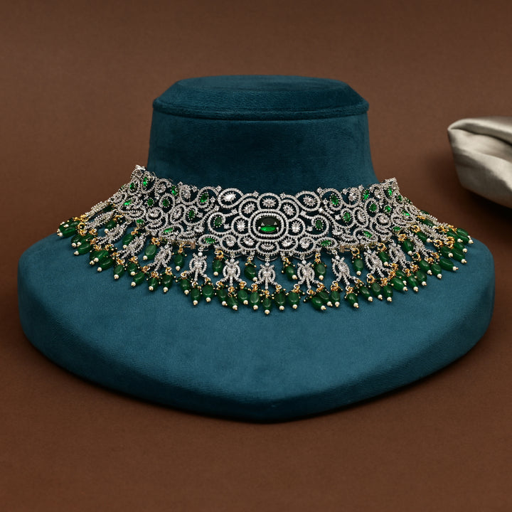 CZ Emerald Choker