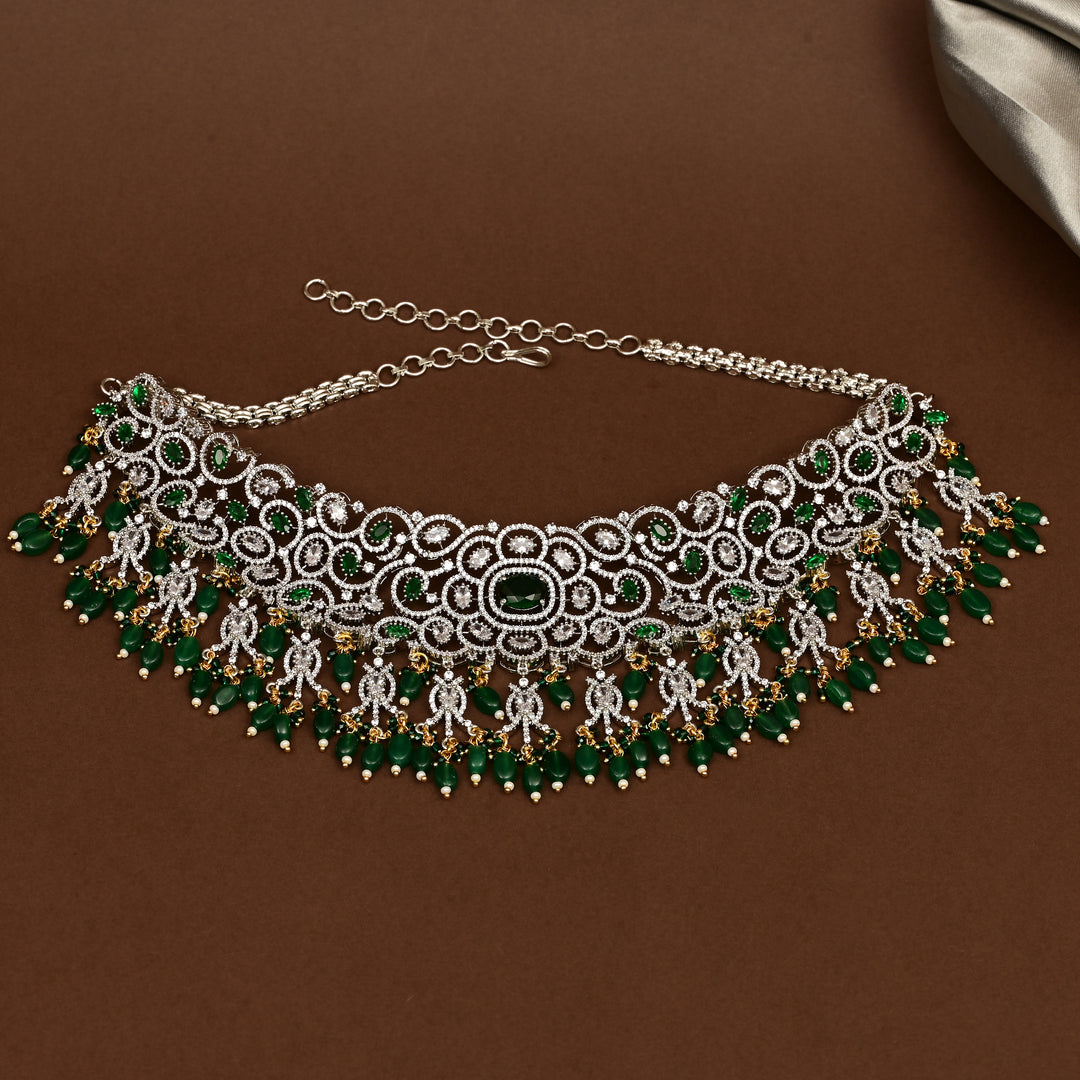 CZ Emerald Choker