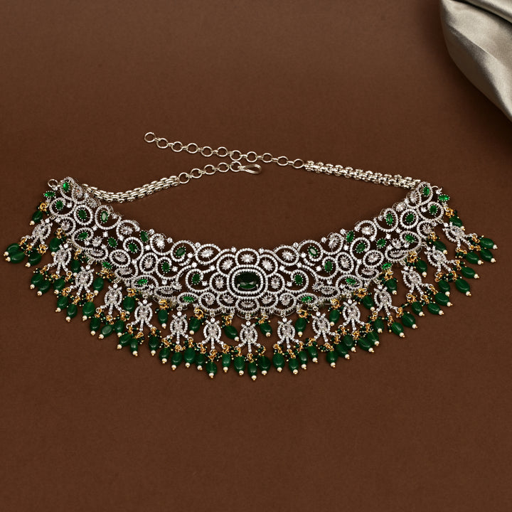 CZ Emerald Choker