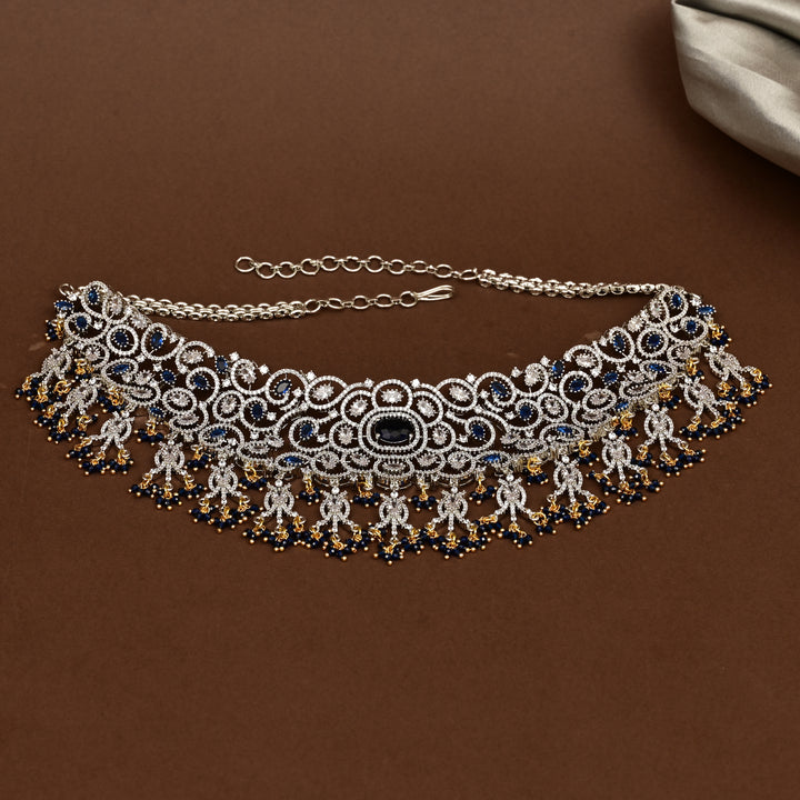 CZ Sapphire Choker