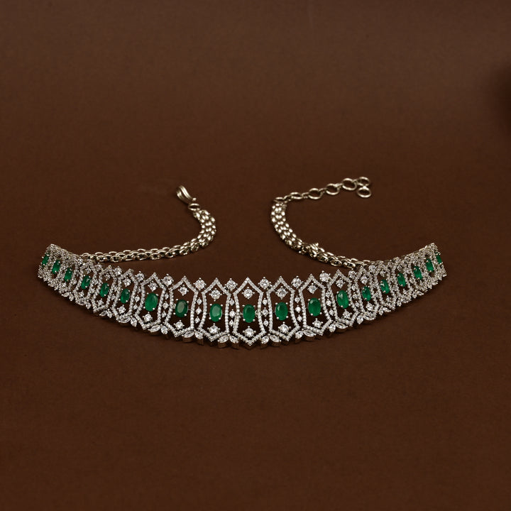 CZ Emerald Choker