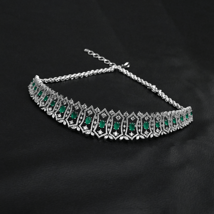 CZ Emerald Choker