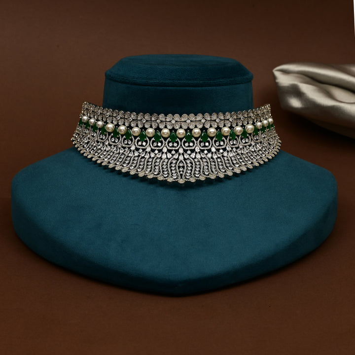 CZ Emerald Choker