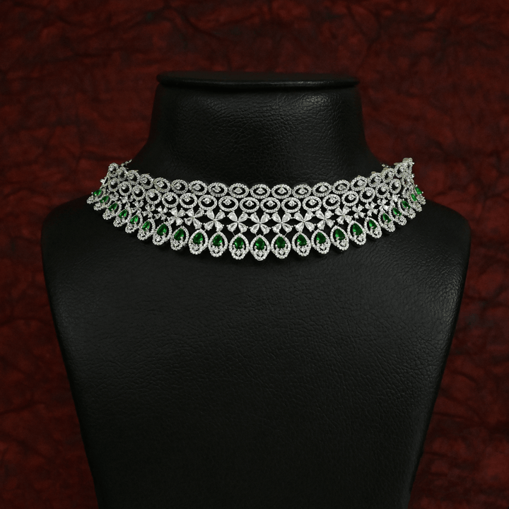 CZ Emerald Choker