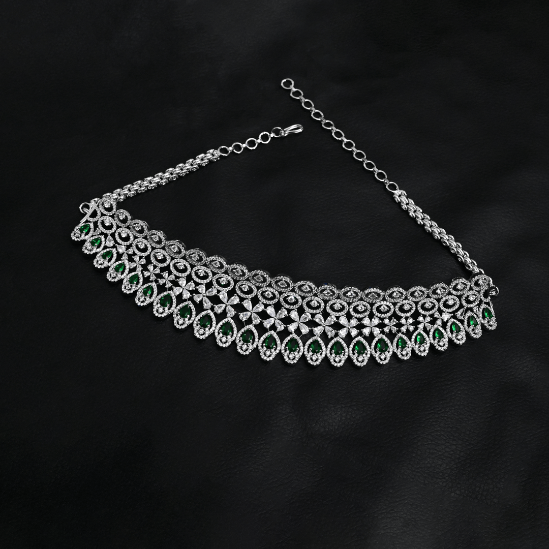 CZ Emerald Choker