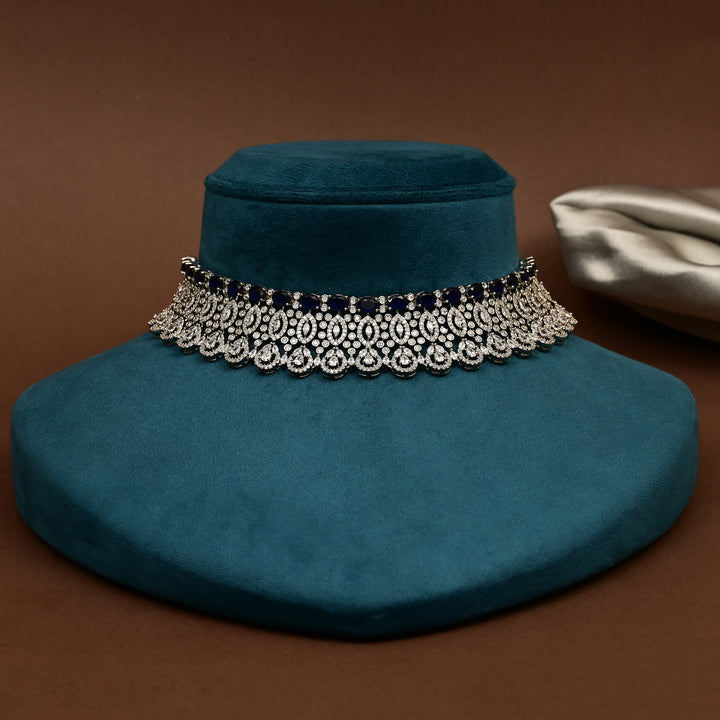 CZ Sapphire Choker