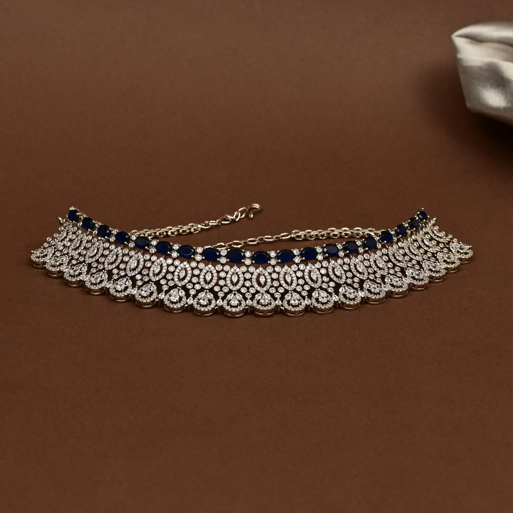 CZ Sapphire Choker