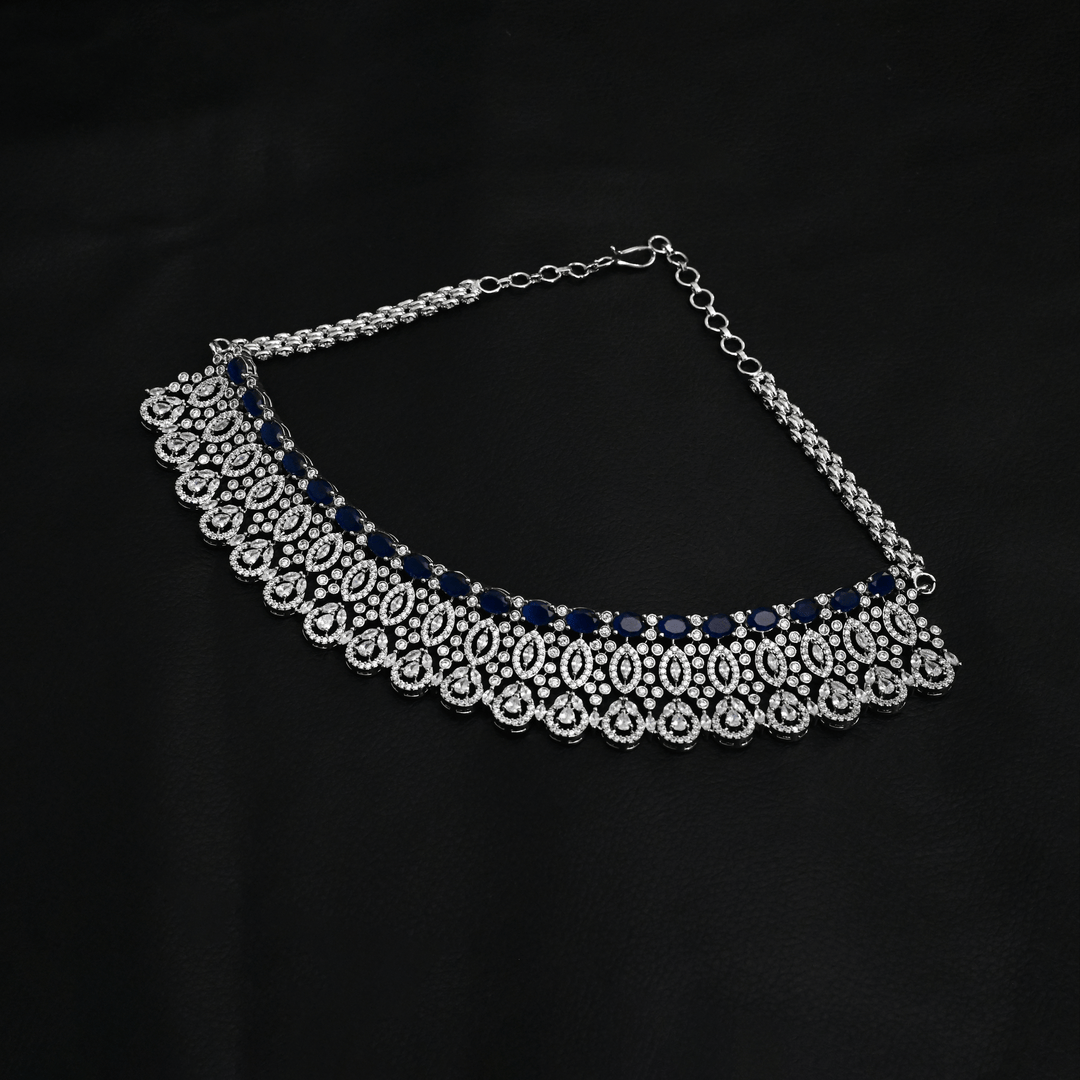 CZ Sapphire Choker