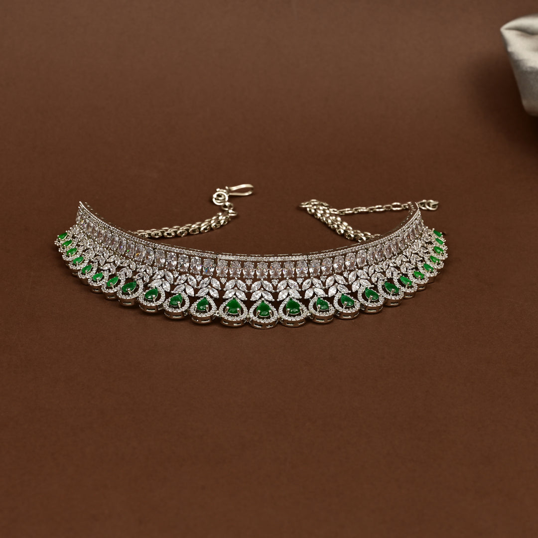 CZ Emerald Choker