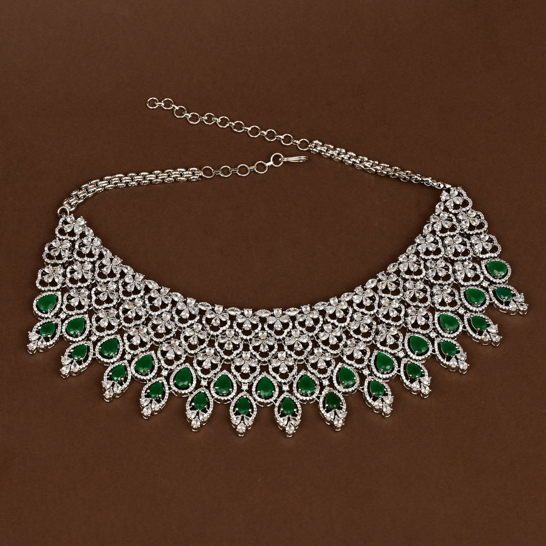 CZ Emerald Choker