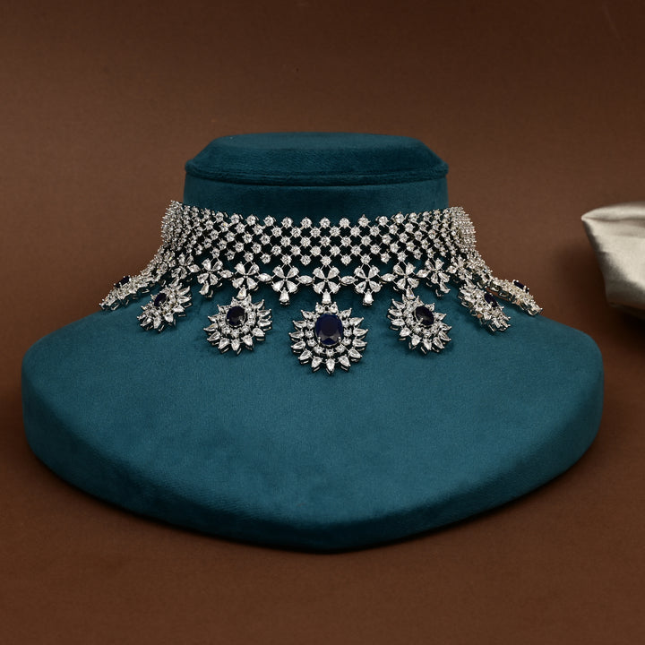 CZ Sapphire Choker