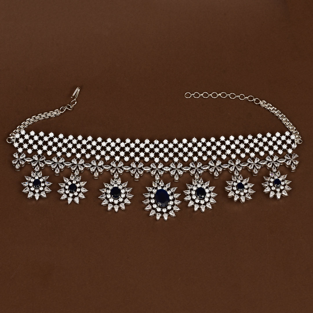 CZ Sapphire Choker