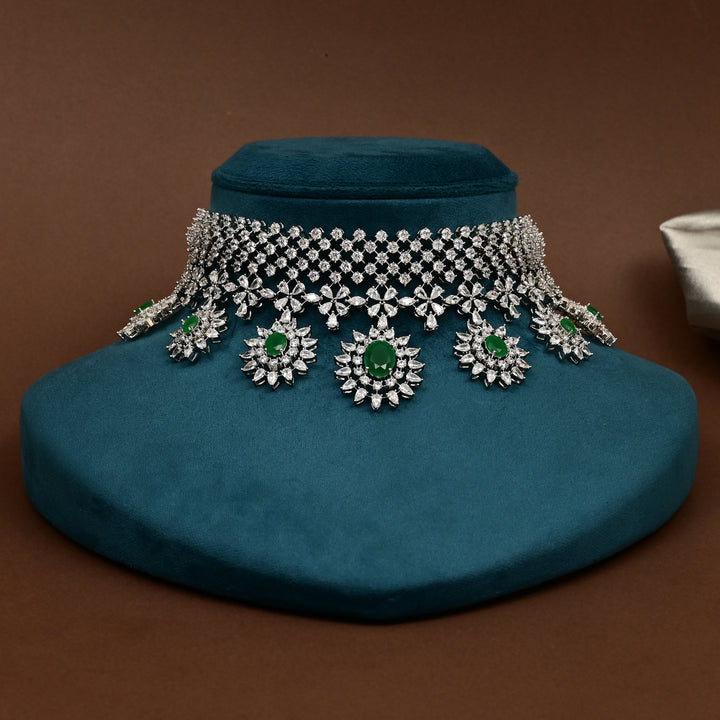 CZ Emerald Choker