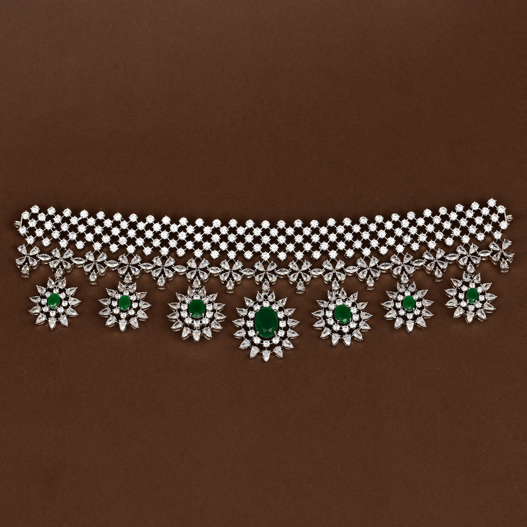 CZ Emerald Choker