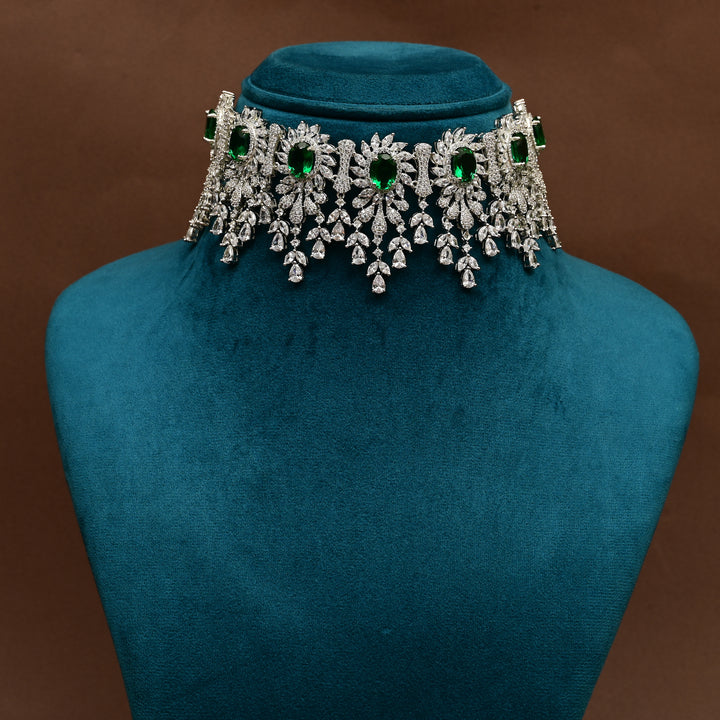 CZ Emerald Choker