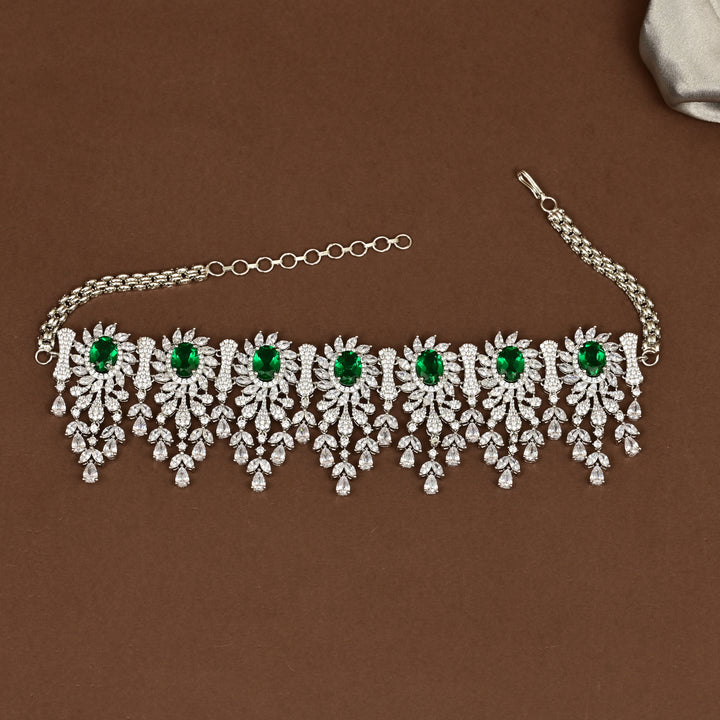 CZ Emerald Choker