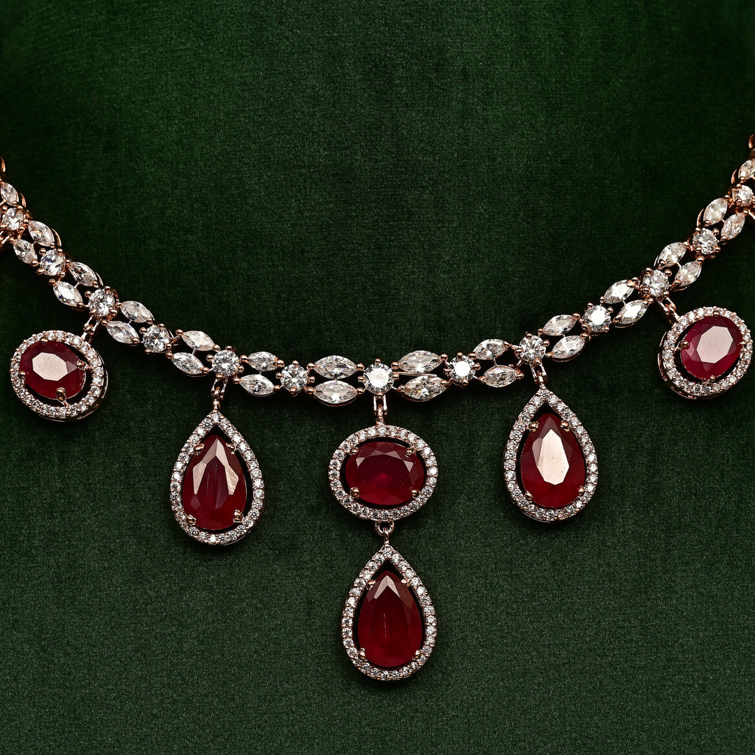 CZ Necklace Set