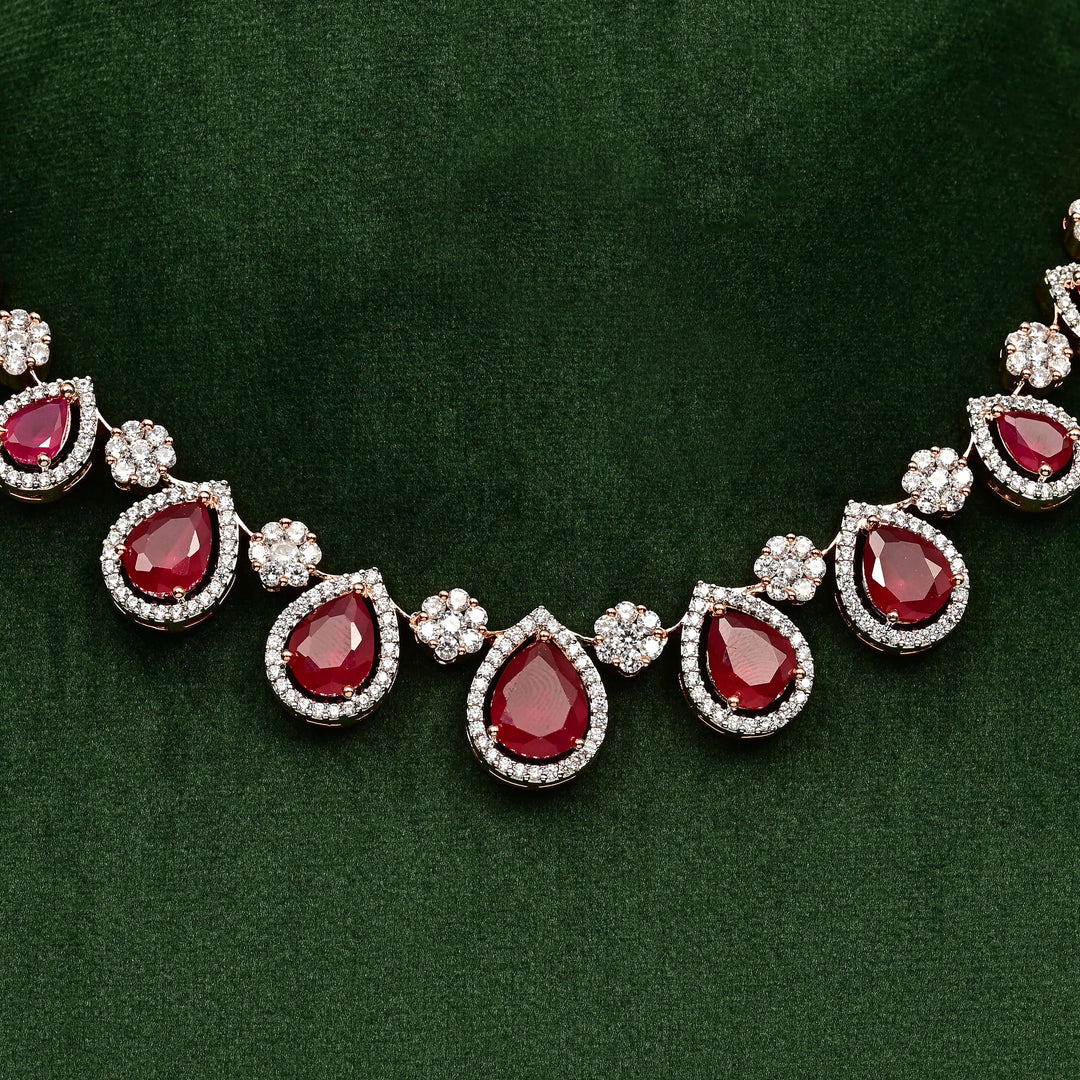 CZ Necklace Set