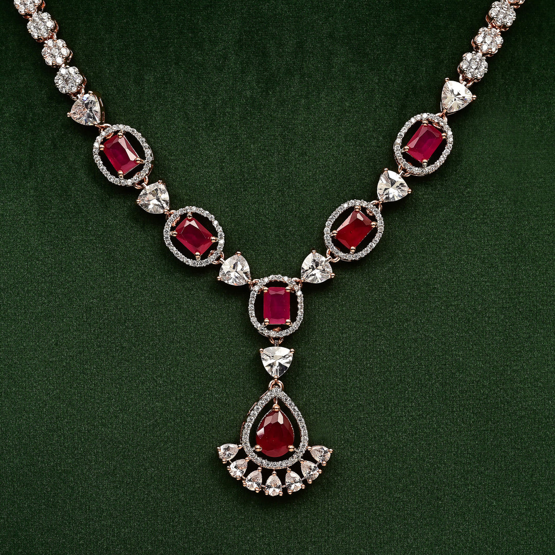 CZ Necklace Set