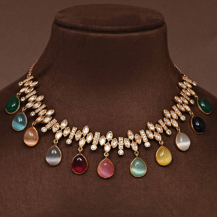 Moissanite Necklace Set