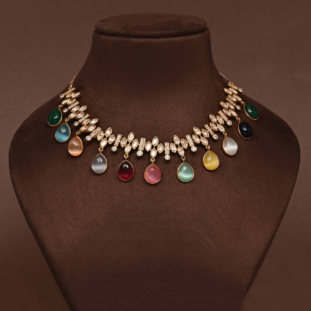 Moissanite Necklace Set