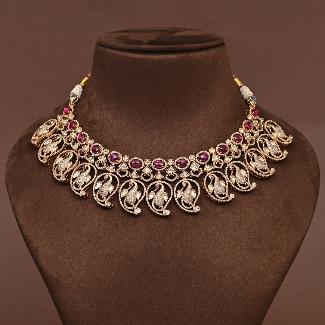 Moissanite Necklace Set