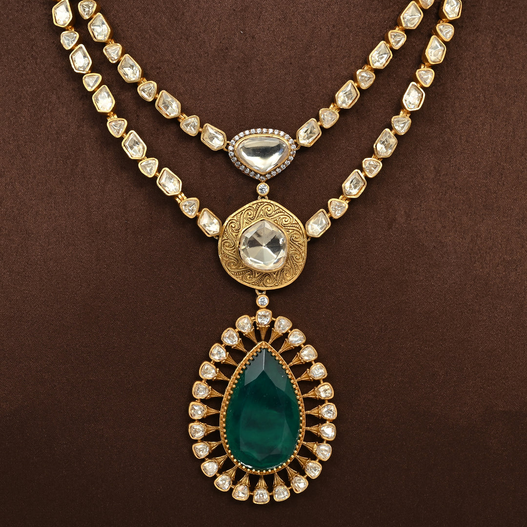 Moissanite Necklace Set