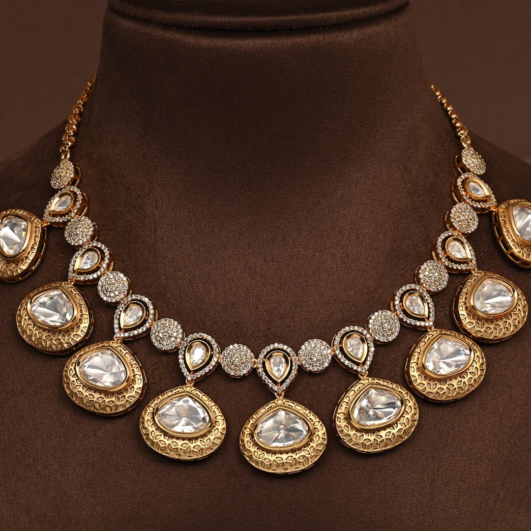 Moissanite Necklace Set