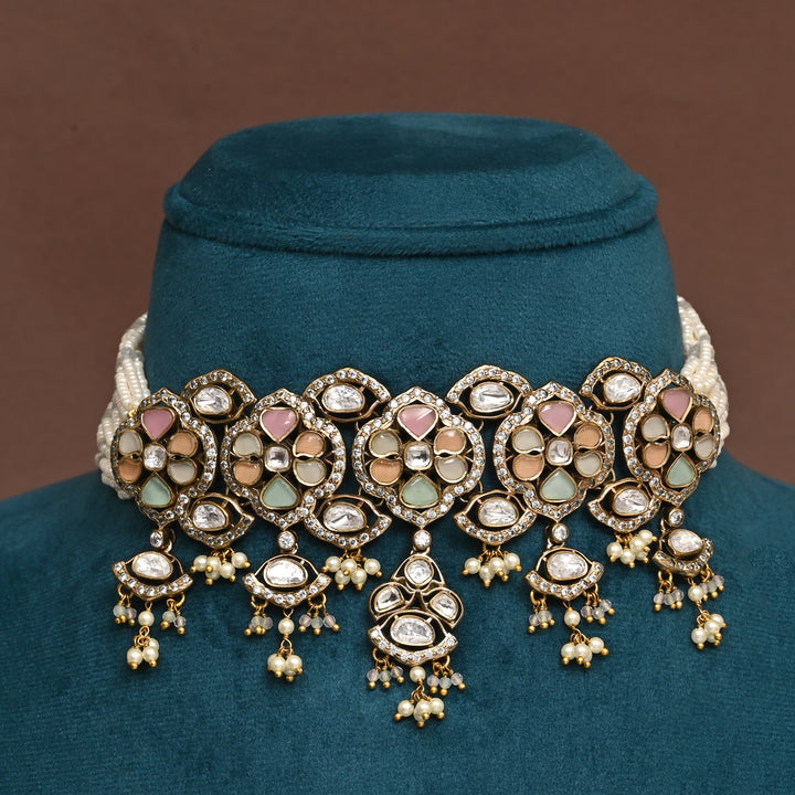 Moissanite Choker Set