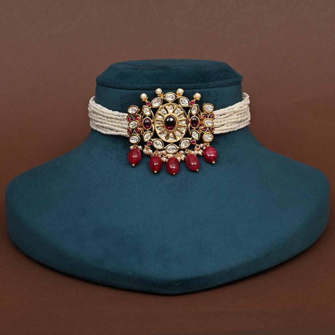 Moissanite Choker Set