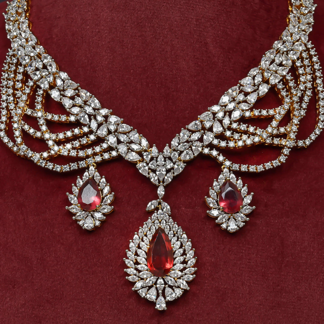 CZ Necklace Set