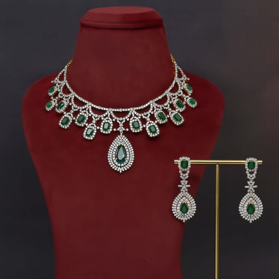CZ Necklace Set