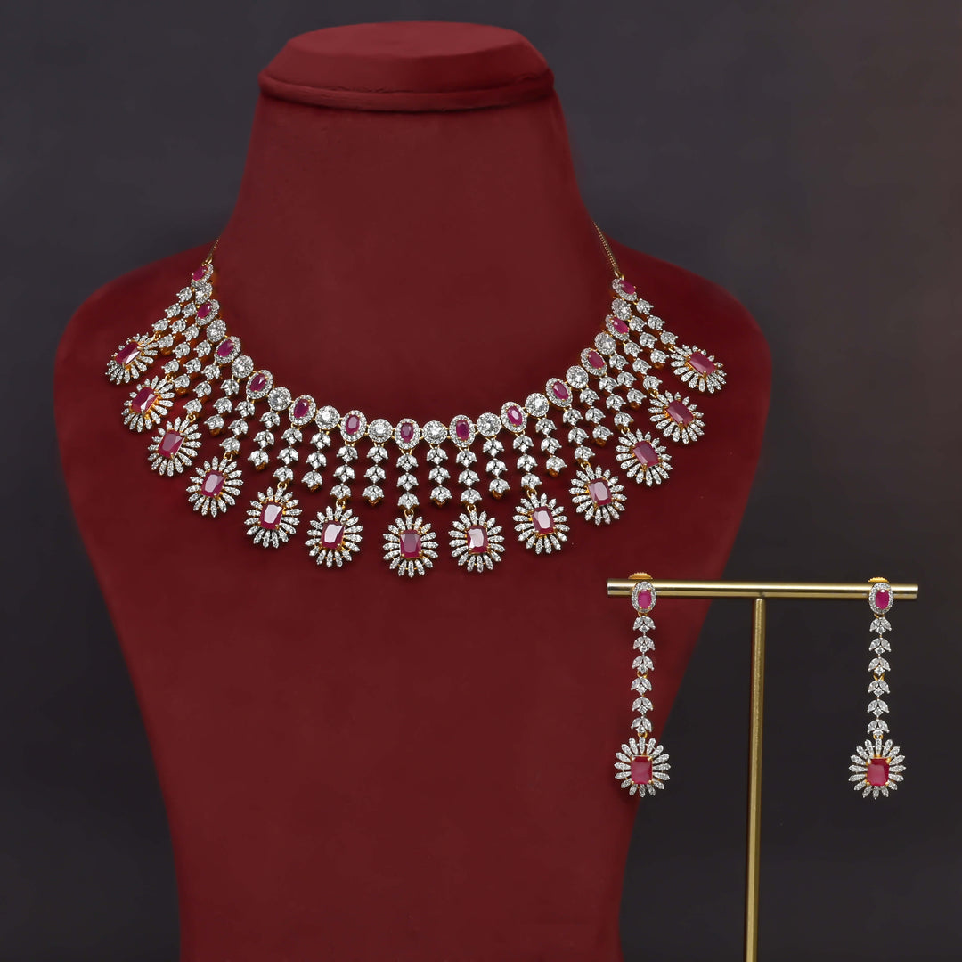 CZ Necklace Set