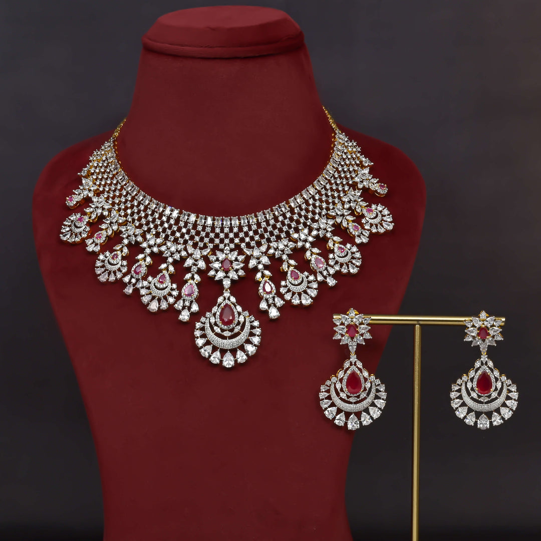 CZ Necklace Set