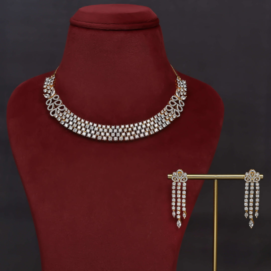 CZ Necklace Set