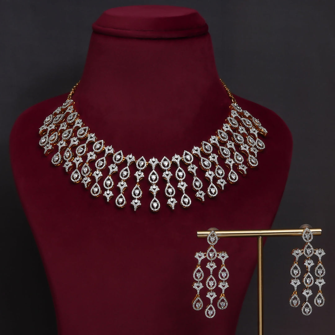 CZ Necklace Set