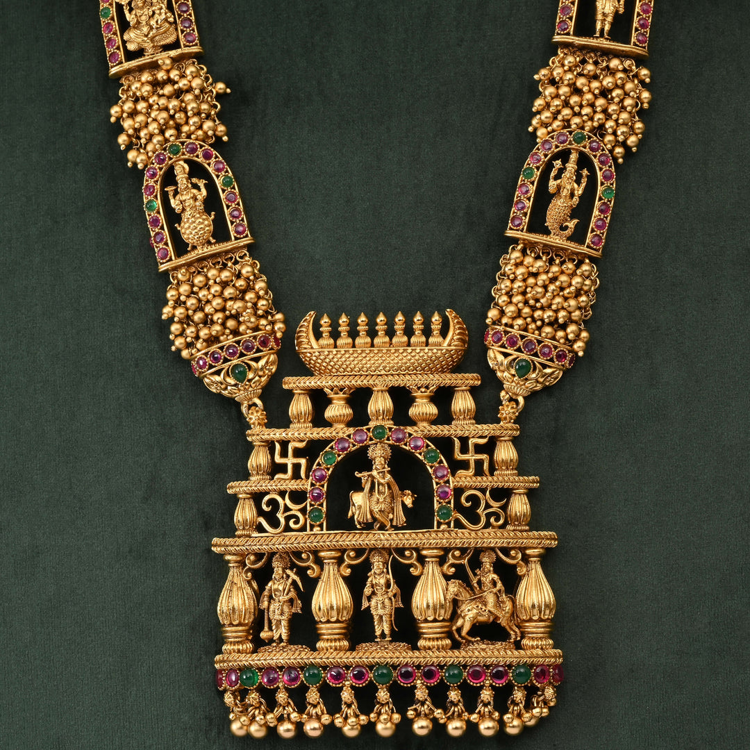 Temple Necklace Set