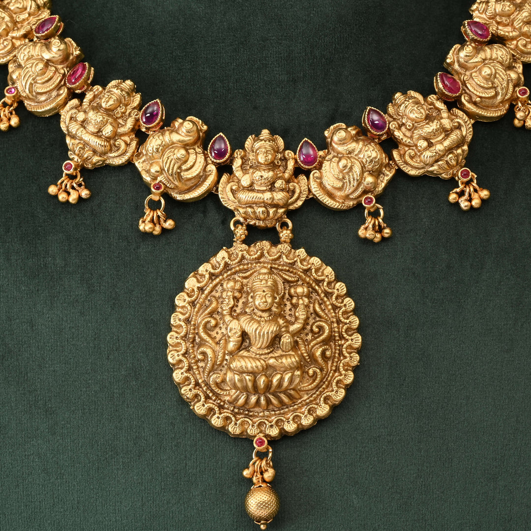 Temple Necklace Set