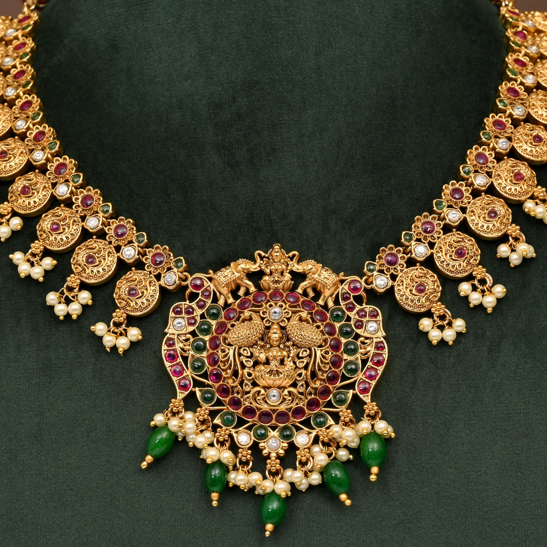 Temple Necklace Set
