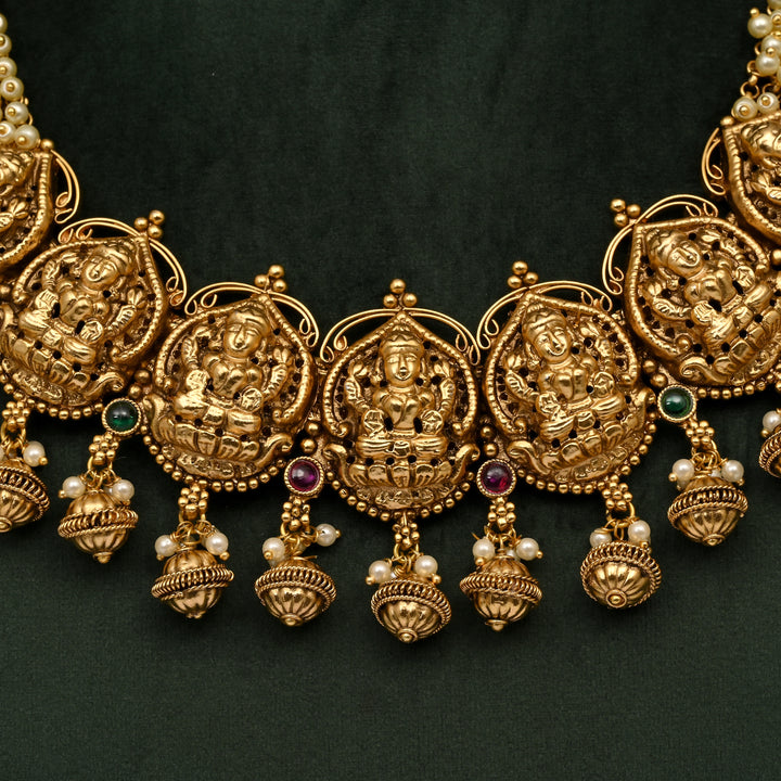 Temple Necklace Set